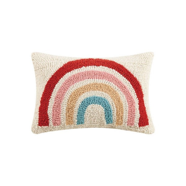 Small Rainbow Hook Pillow