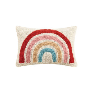 Small Rainbow Hook Pillow