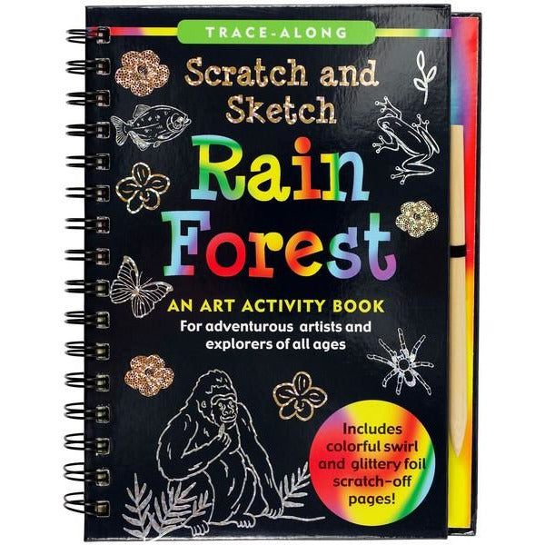Scratch & Sketch Activity Book | Rain Forest