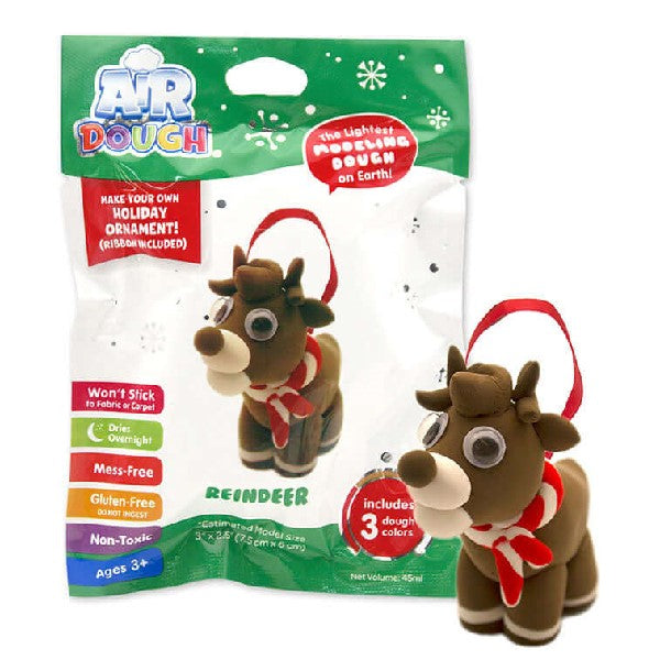 DIY Ornament Air Dough Kit | Reindeer