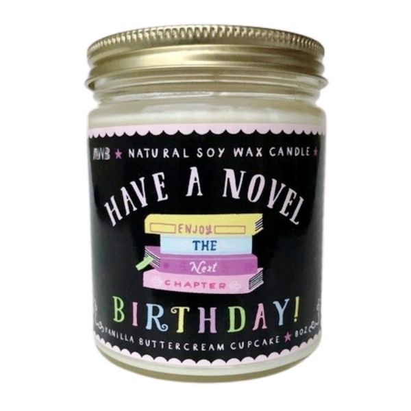 8oz Candle - Have A Novel Birthday