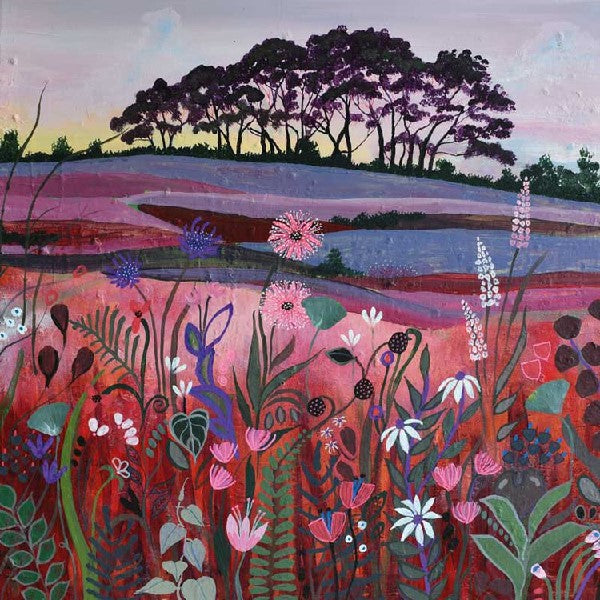 Purple Haze Blank Art Card