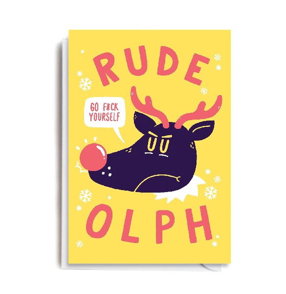 Rude-Olf Christmas Card