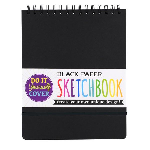 DIY Black Paper Sketchbook Large | The Gifted Type