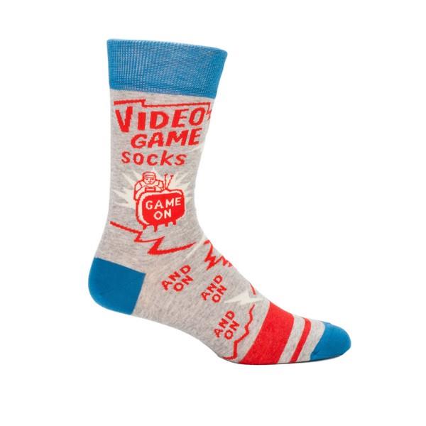 Blue Q Men's Crew Sock Video Game | The Gifted Type