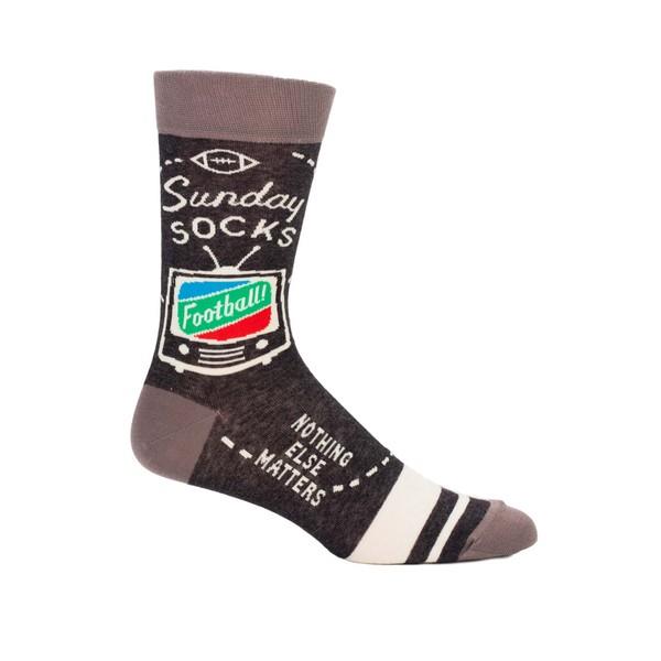 Blue Q Men's Crew Sock Sunday | The Gifted Type
