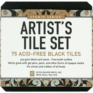 Studio Series Artist's Tiles Black | The Gifted Type