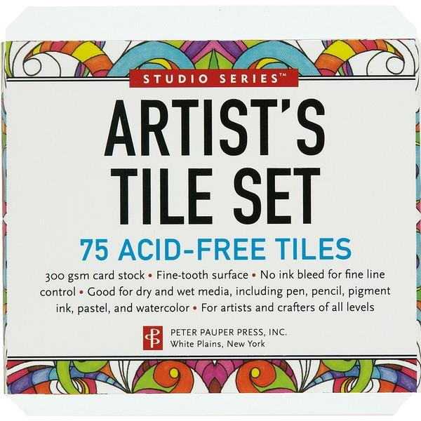Studio Series Artist's Tile Set White | The Gifted Type