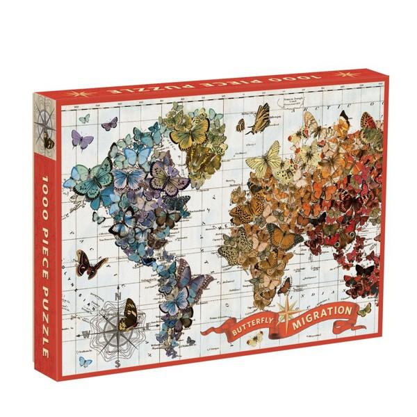 Galison Puzzle Butterfly Migration | 1000 Pieces | The Gifted Type