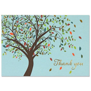 Tree Of Life Thank You Notecards