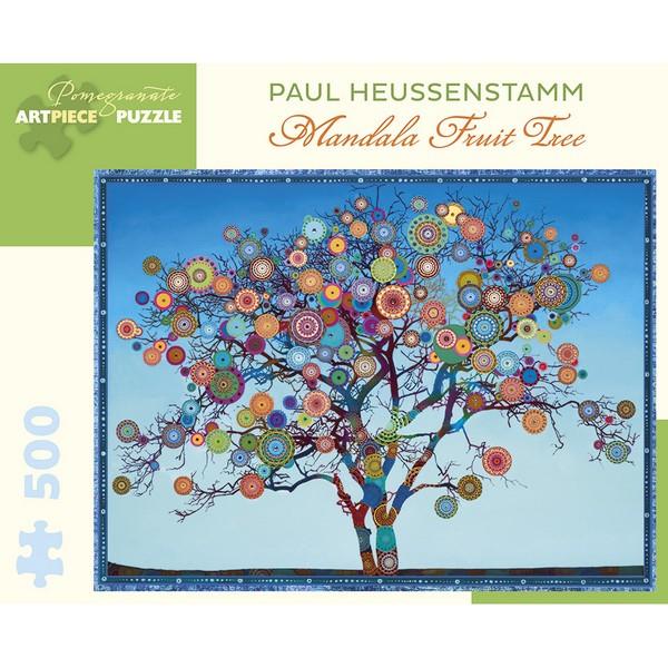 Pomegranate Puzzle Mandala Fruit Tree | 500 Pieces | The Gifted Type
