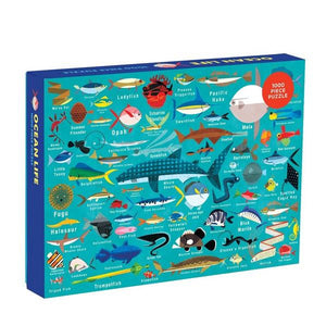 Mudpuppy Puzzle Ocean Life | 1000 Pieces | The Gifted Type