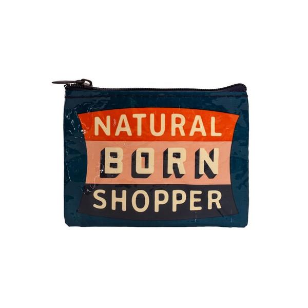 Blue Q Coin Purse Natural Born Shopper | The Gifted Type