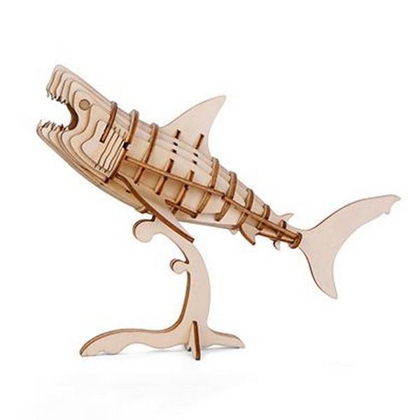 3D Wooden Puzzle Shark | The Gifted Type