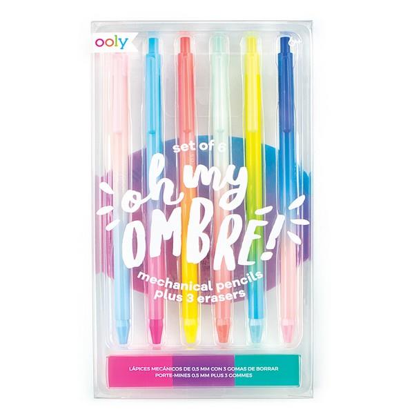 Oh My Ombre! Mechanical Pencils And Erasers | The Gifted Type