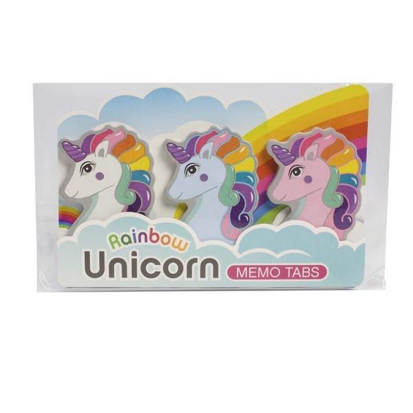 Rainbow Unicorn Memo Tabs