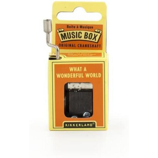 What a Wonderful World - Handcrank Music Box