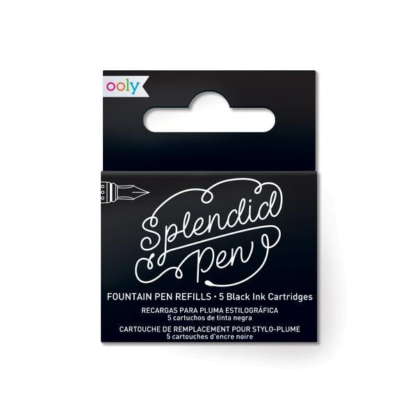 Splendid Fountain Pen Ink Refills | Black | The Gifted Type