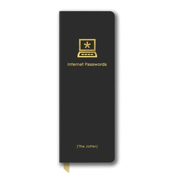 Black Password Logbook