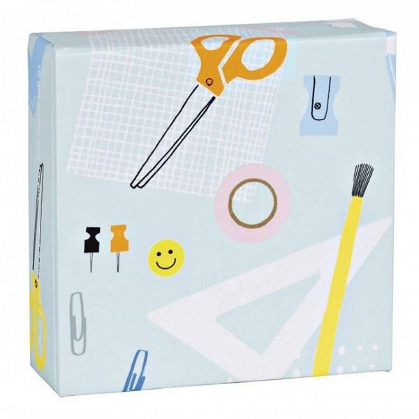 Boxed Notecards Fliptop Mini Cut + Paste Set Of 16 | The Gifted Type