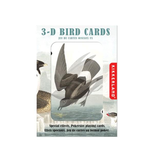 3-D Bird Playing Cards