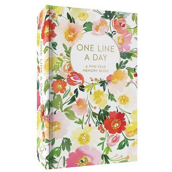 Floral One Line A Day - A Five Year Memory Book