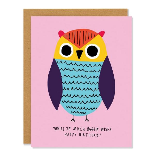 So Much Wiser Birthday Card