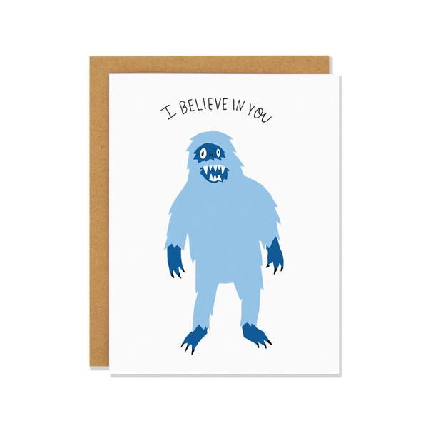Yeti | Greeting Card | The Gifted Type