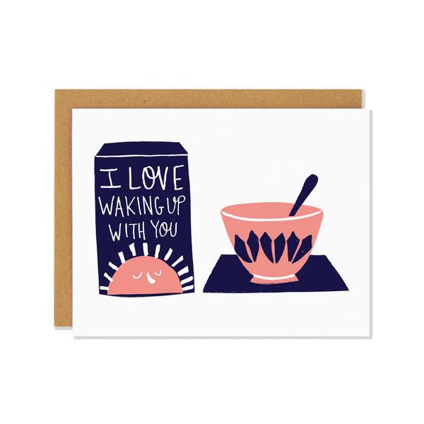 Breakfast | Greeting Card | The Gifted Type