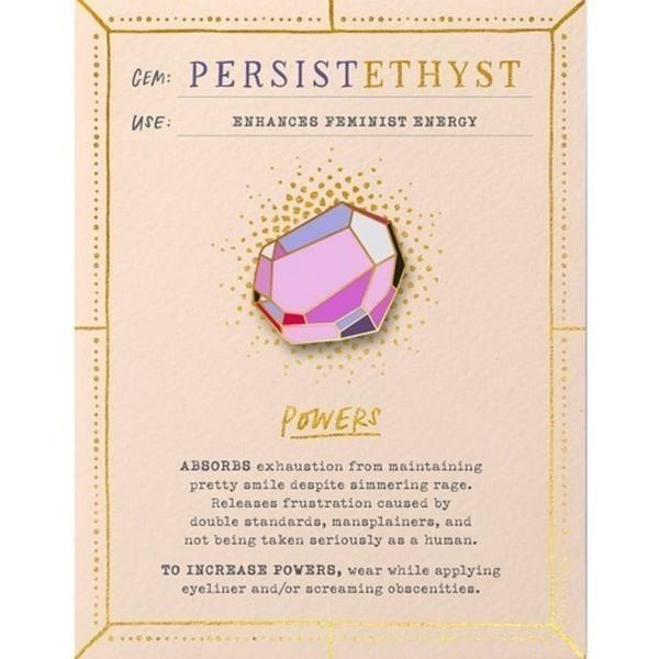 Peristethyst Greeting Card - with Magnetic Pin