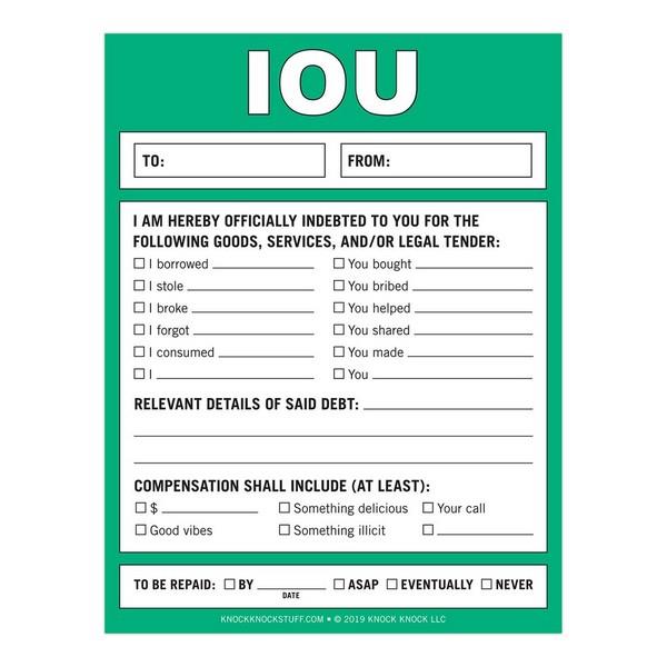 IOU Nifty Notes