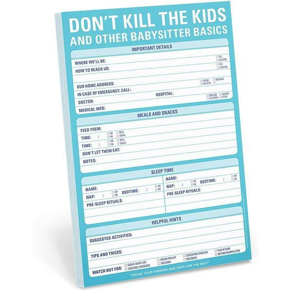 Don't Kill The Kids Notepad