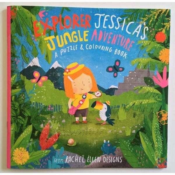 Explorer Jesssica's Jungle Adventure - Colouring and Puzzle Book