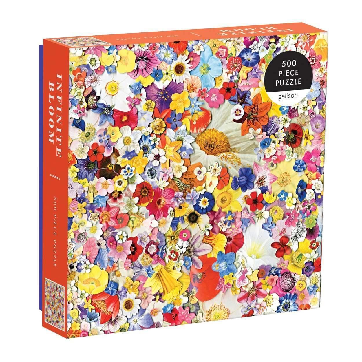 Galison 500 Piece Puzzle | Infinite Bloom