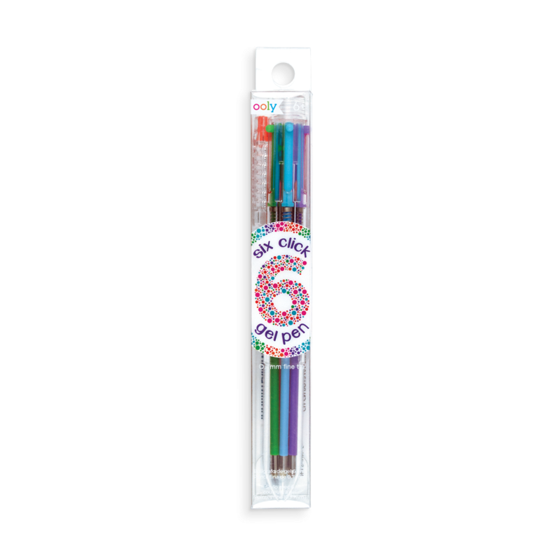 6-Click Multi-Colour Gel Pen | The Gifted Type