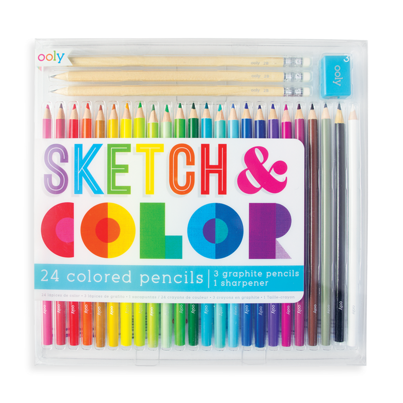 Sketch and Colour Pencil Set | The Gifted Type