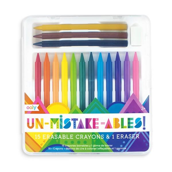 Ooly Erasable Crayon Set | Un-Mistakeables