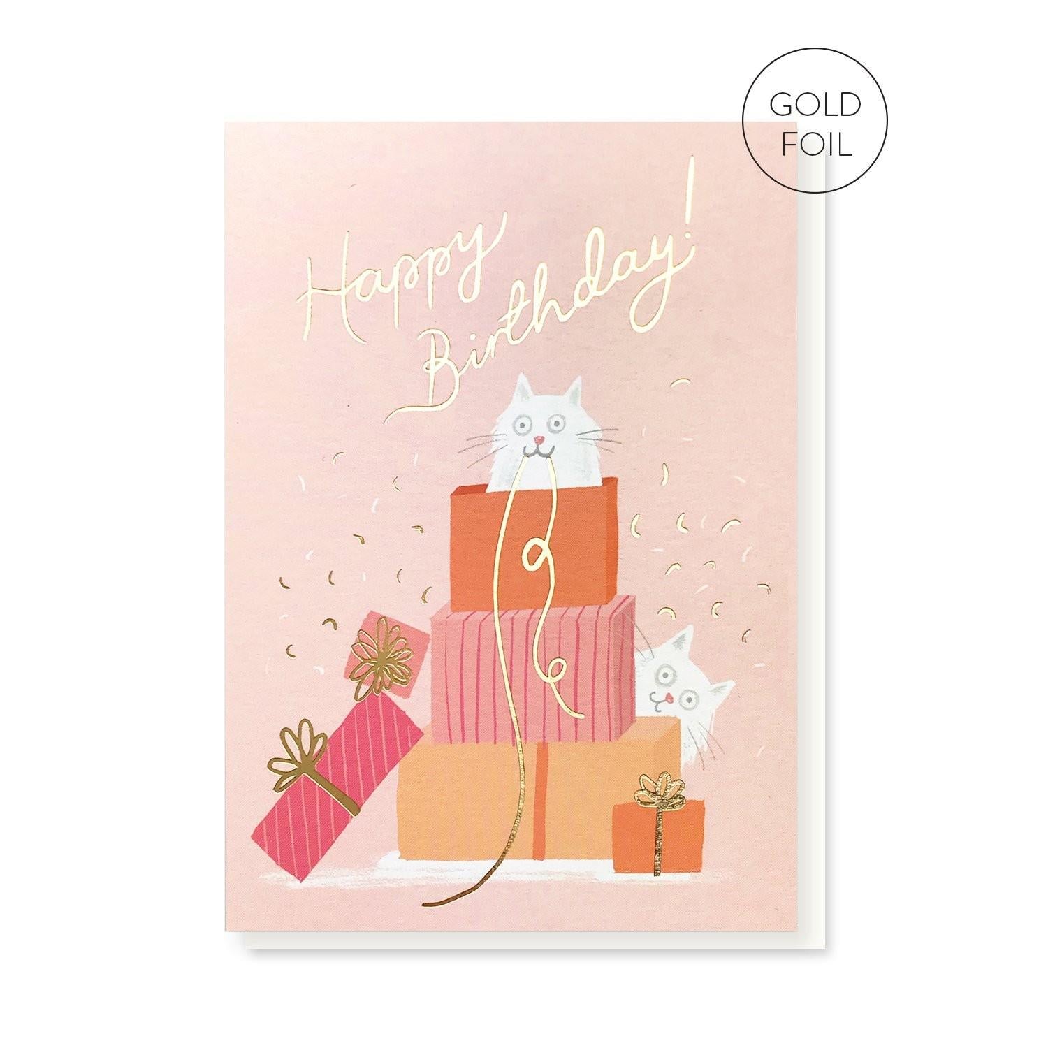 Happy Birthday Presents - Greeting Card