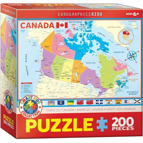 Map of Canada - 200 Pieces