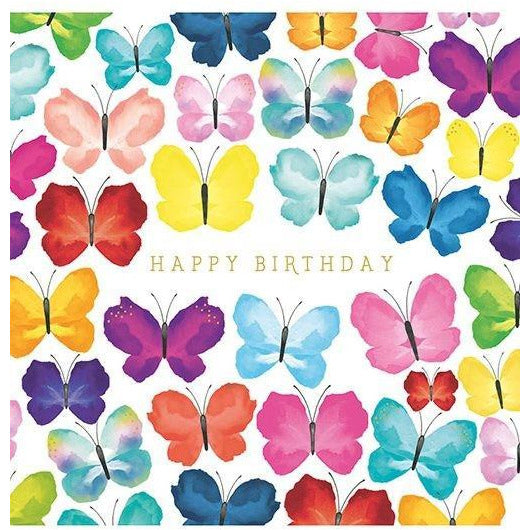 Butterflies Birthday Card