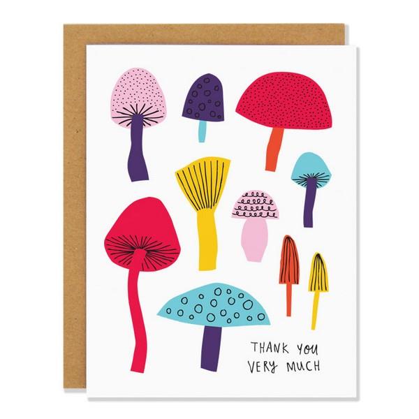 Mushroom Thank You Card