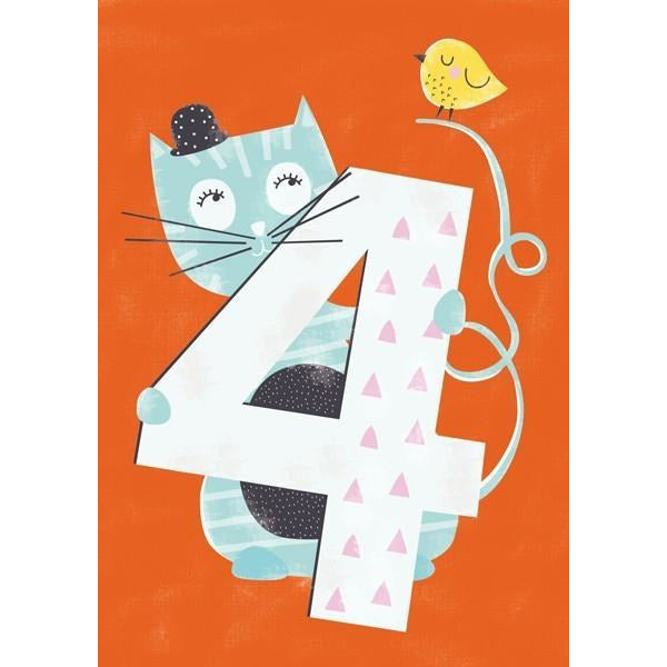 4th Birthday Cat - OB04