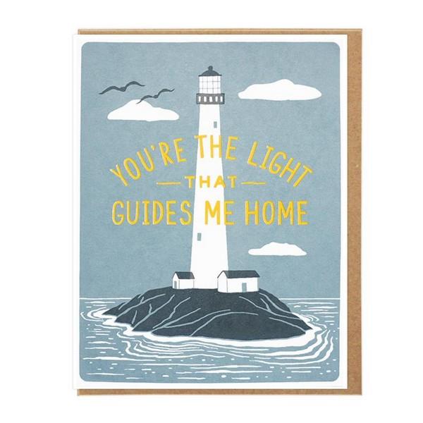 You're The Light Greeting Card