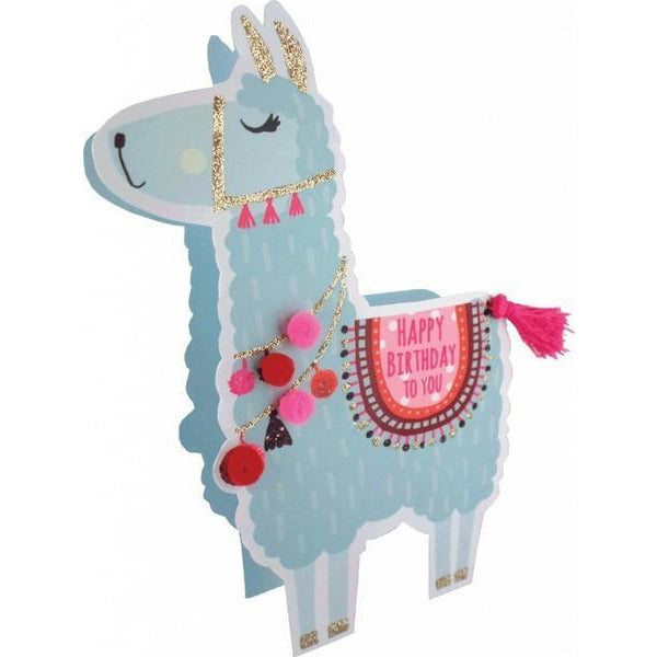 Llama Pop-Up - Greeting Card