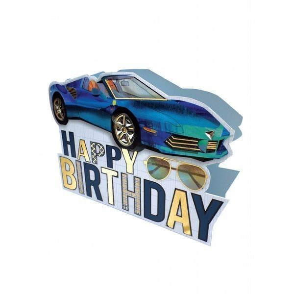 Sportscar Pop-Up - Greeting Card