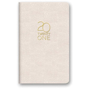 Pearl Shimmer Mini Planner - 17 Month