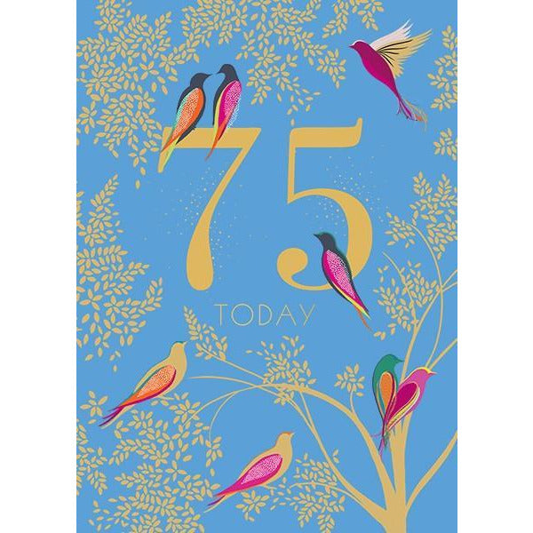 75th Birthday Card