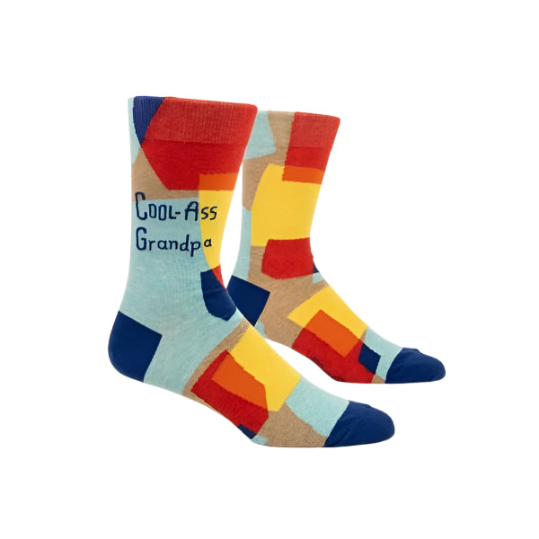 Blue Q Men's Crew Socks | Cool-Ass Grandpa