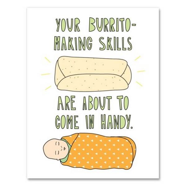 Burrito Baby Card