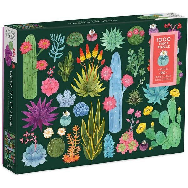 Galison 1000 Piece Puzzle | Desert Flora